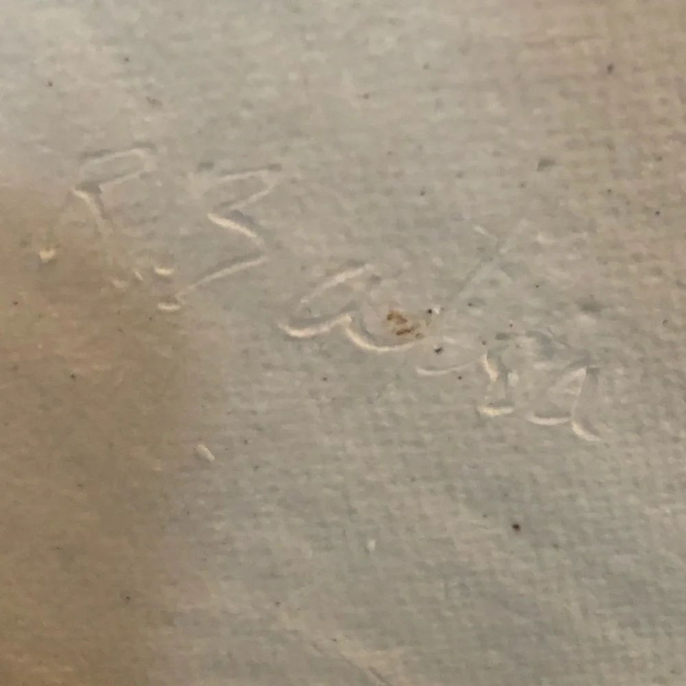 Vintage Porcelain Art Sculpture/ Vase by Romilla Batra - White/Pink/Gray Signed - Picture 9 of 9